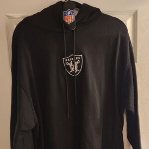 Official NFL 2XL Women's Raiders Black Hoodie